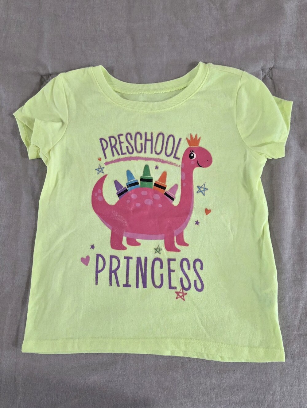 The Children's Place Toddler Girl Preschool Princess Dinosaur T-Shirt 3T
